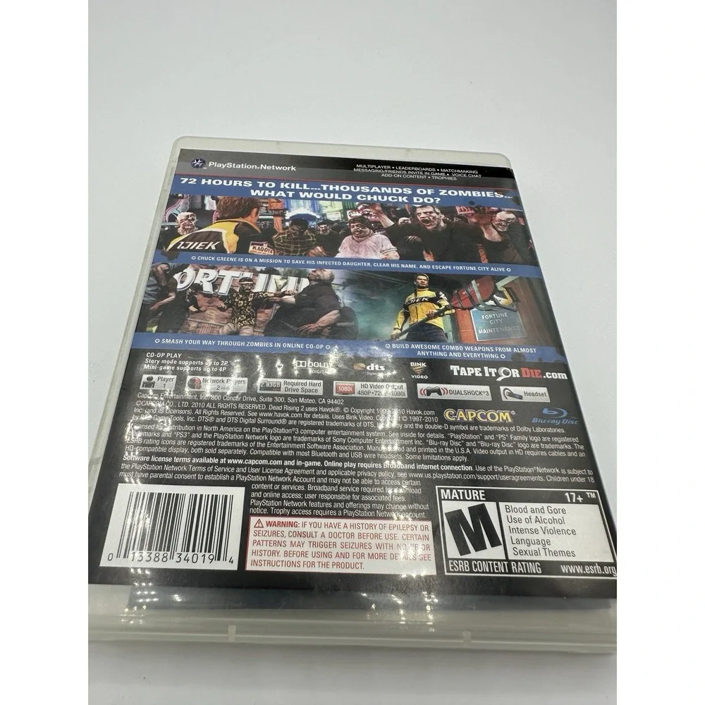 Dead Rising 2 PS3 PlayStation 3 Pristine Disc Complete In Box Tested